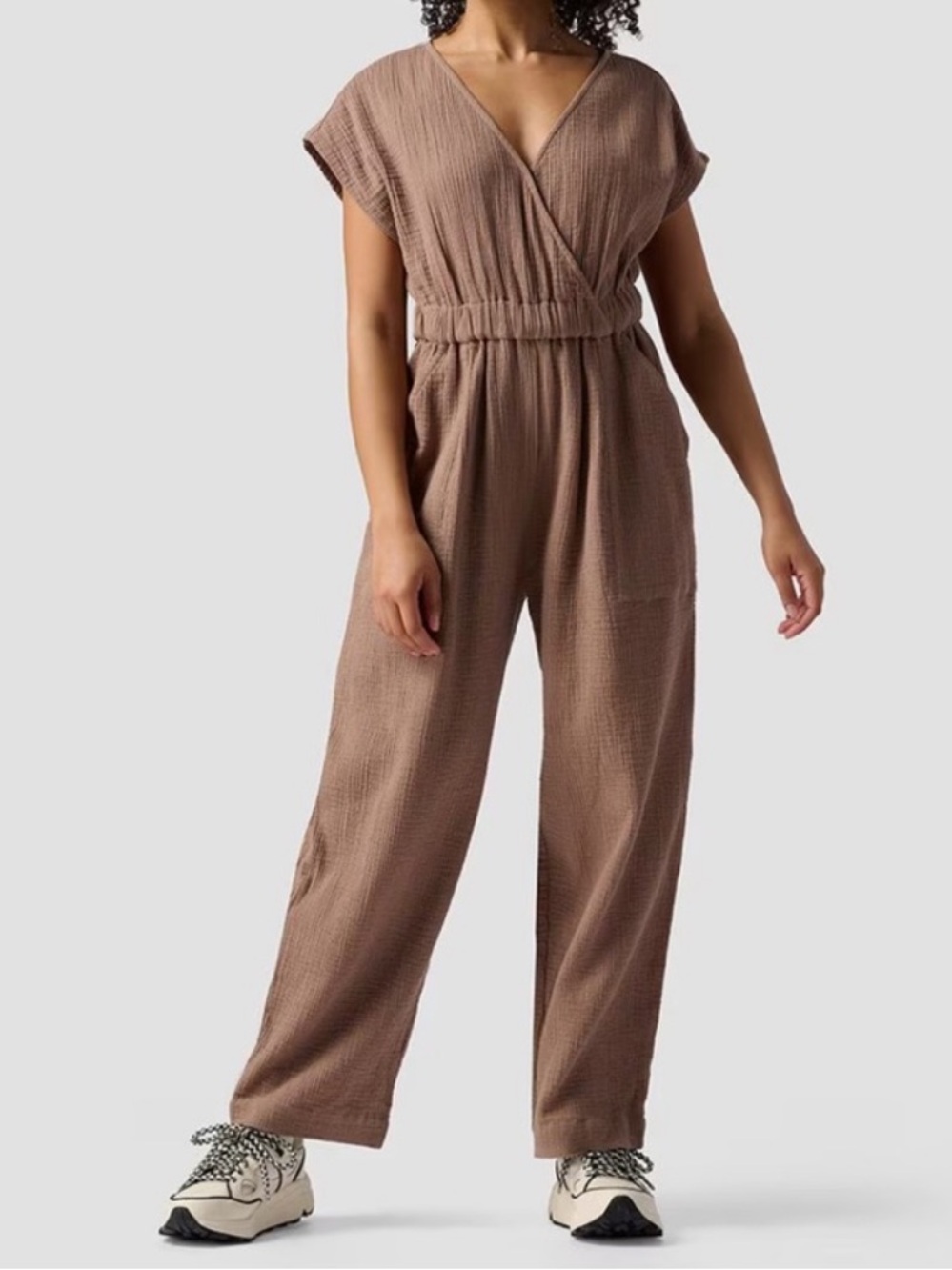 Backcountry Gauze Sleeveless Cotton Jumpsuit